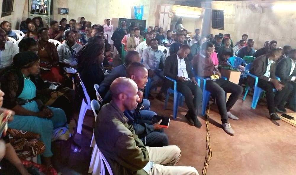 A full sanctuary during a service